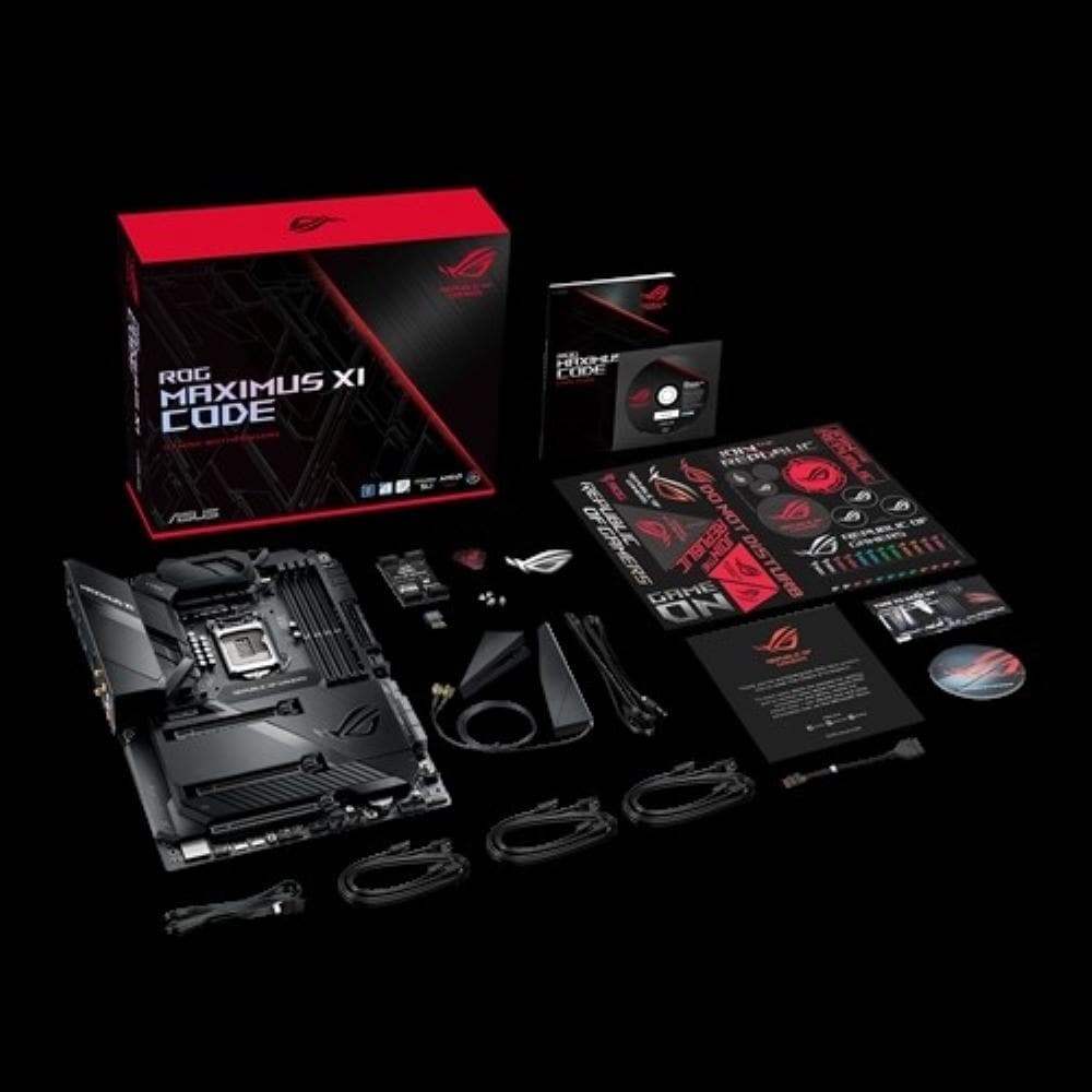 ASUS ROG Maximus XI Code Z390 ATX Gaming Motherboard - LGA 1151 Socket, DDR4, Dual M.2, Wi-Fi, 3-Year Warranty - Perfect for High-End PC Gaming & Content Creation