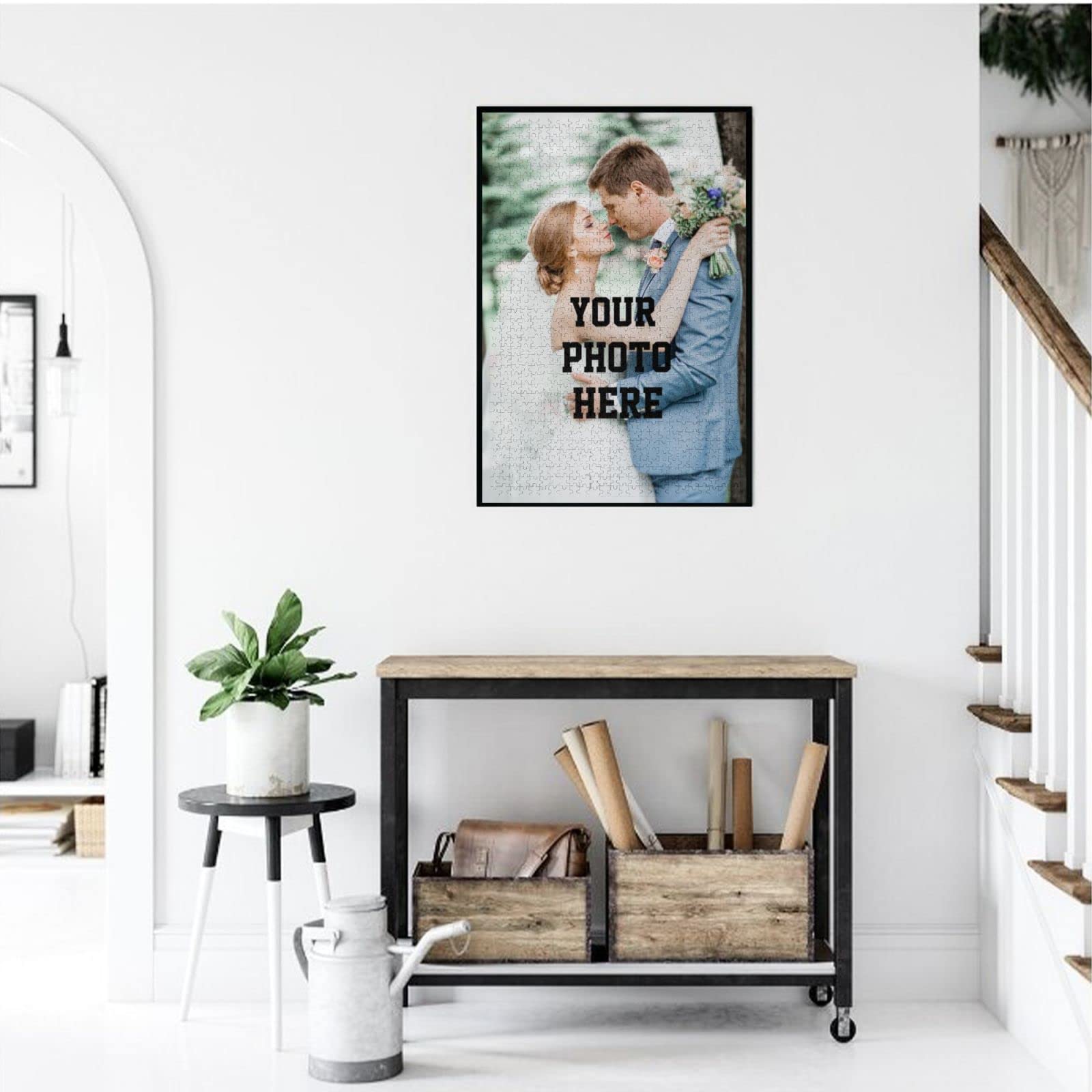 1000 Pcs Custom Photo Puzzle - Personalized Jigsaw Puzzle with Your Image or Text (300/500/1000 Pieces) - Perfect Gift for Adults & Teens - Great for Family Game Nights, Birthday Presents & Home Decor