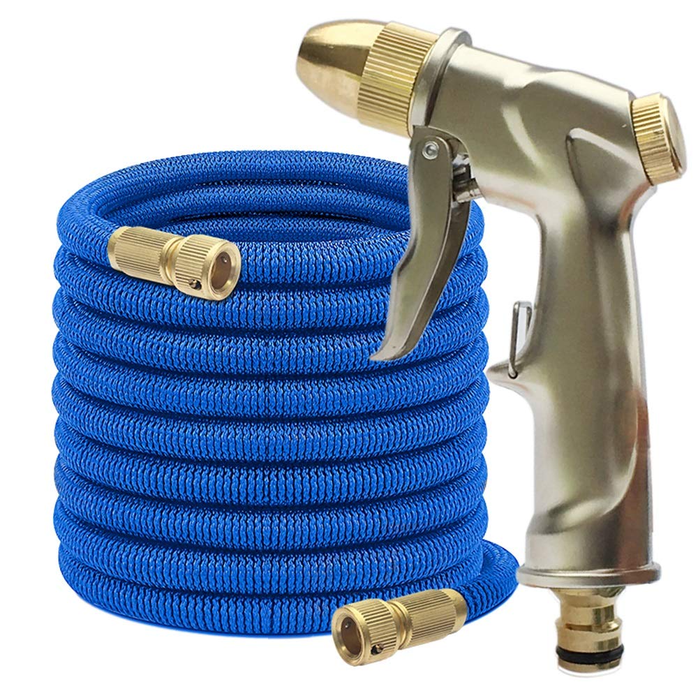 Expandable Garden Hose 50ft - Lightweight & Durable Water Hose with 3/4