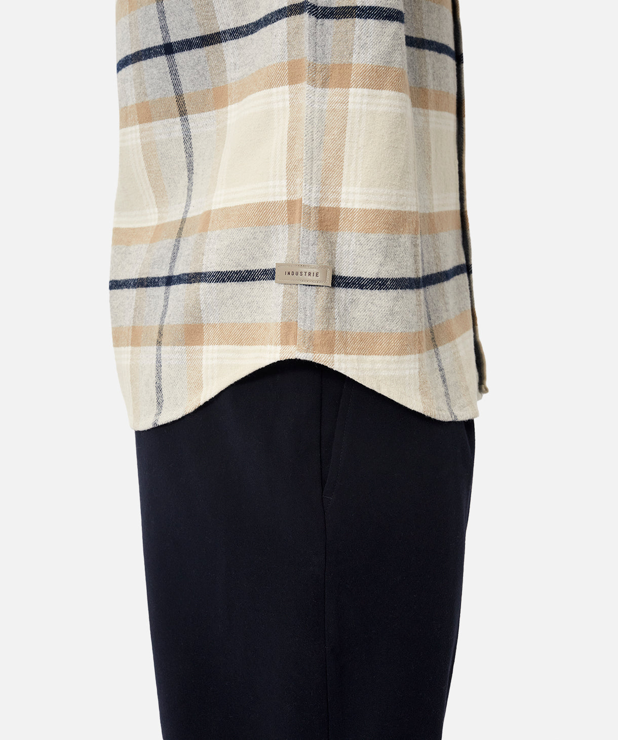 The Somerville Long Sleeve Shirt in Camel Grey - Premium Comfort for Casual & Business Wear