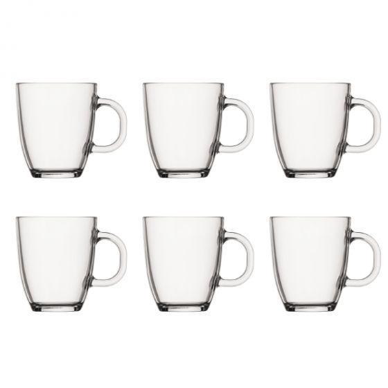 Premium Double Wall Insulated Bistro Mugs (Set of 6) - Shatterproof Coffee Cups for Hot & Cold Drinks - Perfect for Home, Office, Cafe, and Outdoor Use