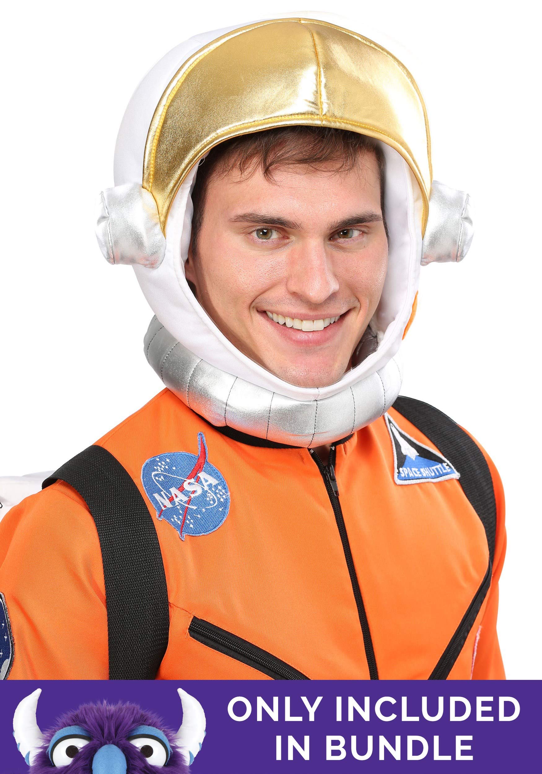 Realistic Astronaut Jumpsuit Costume for Adults - NASA-Inspired Space Suit with Authentic Patches & Functional Zipper - Perfect for Halloween, Cosplay & Space-Themed Parties