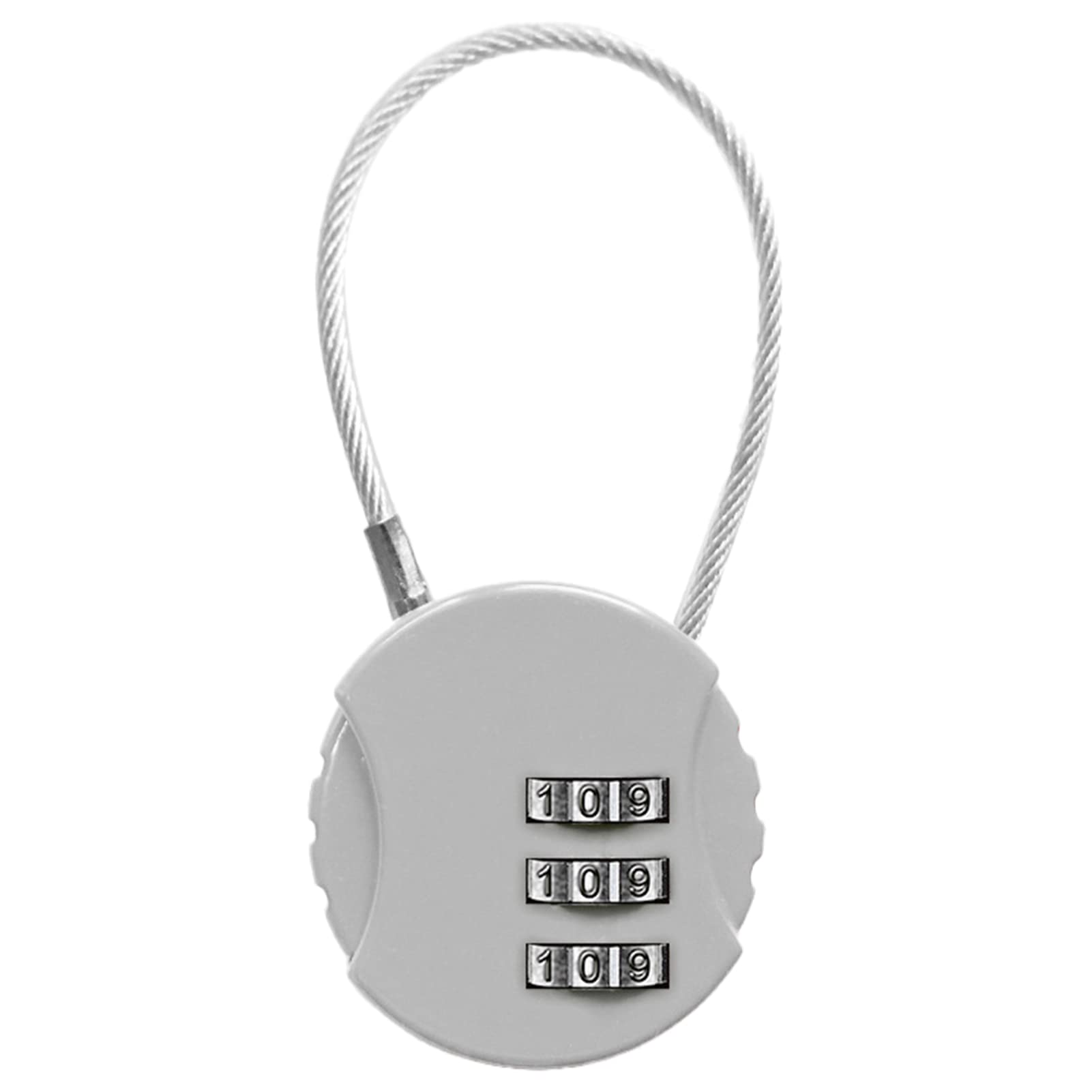 3 Digit Combination Padlock - Waterproof & Durable Silver Locker Lock for School, Gym, Shed, Fence & Backyard | Secure Outdoor & Indoor Use for Lockers, Gates & Storage