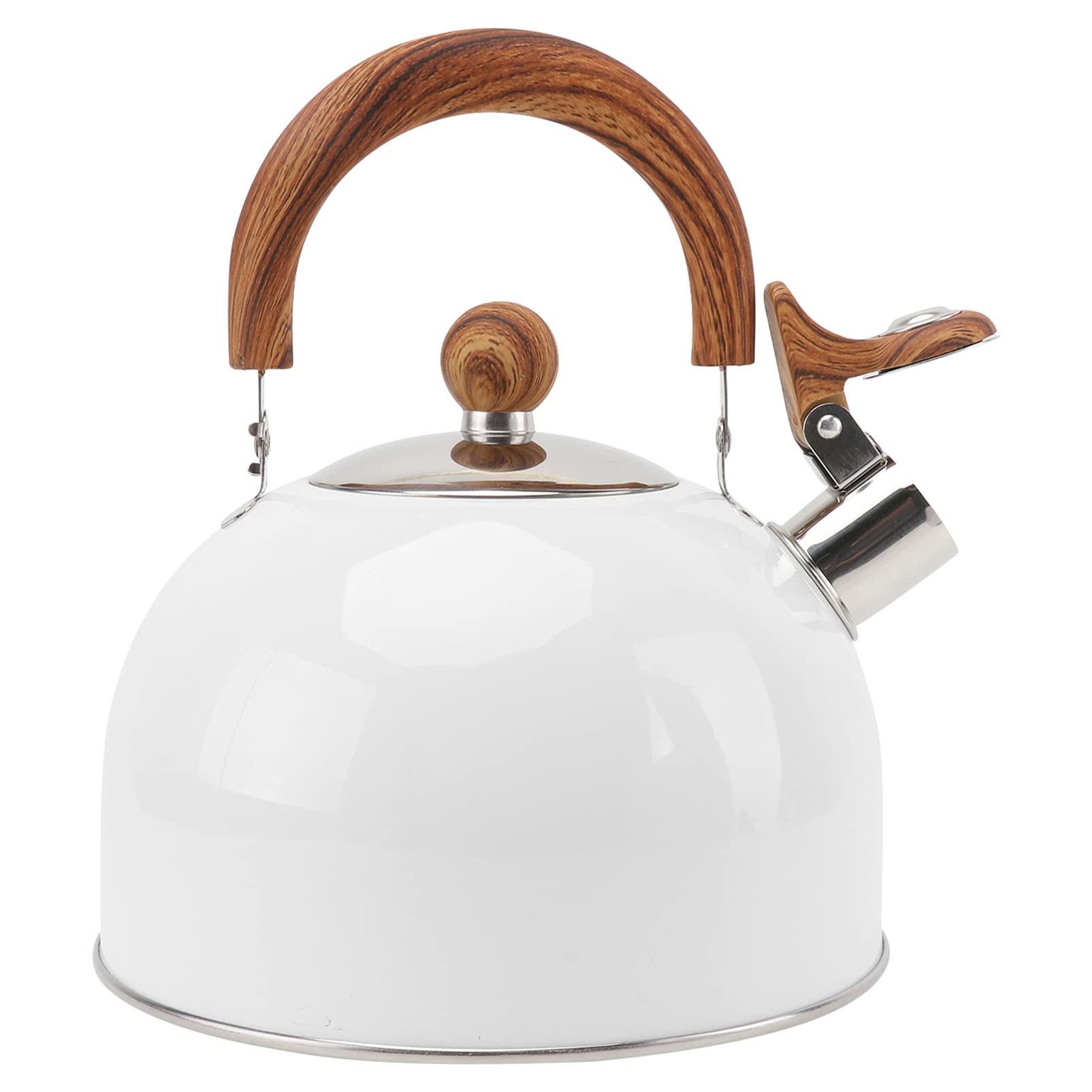 **Cabilock 1-Piece Stainless Steel Whistling Tea Kettle - Stovetop Water Boiler for Home & Kitchen - Perfect for Tea, Coffee & Cooking**