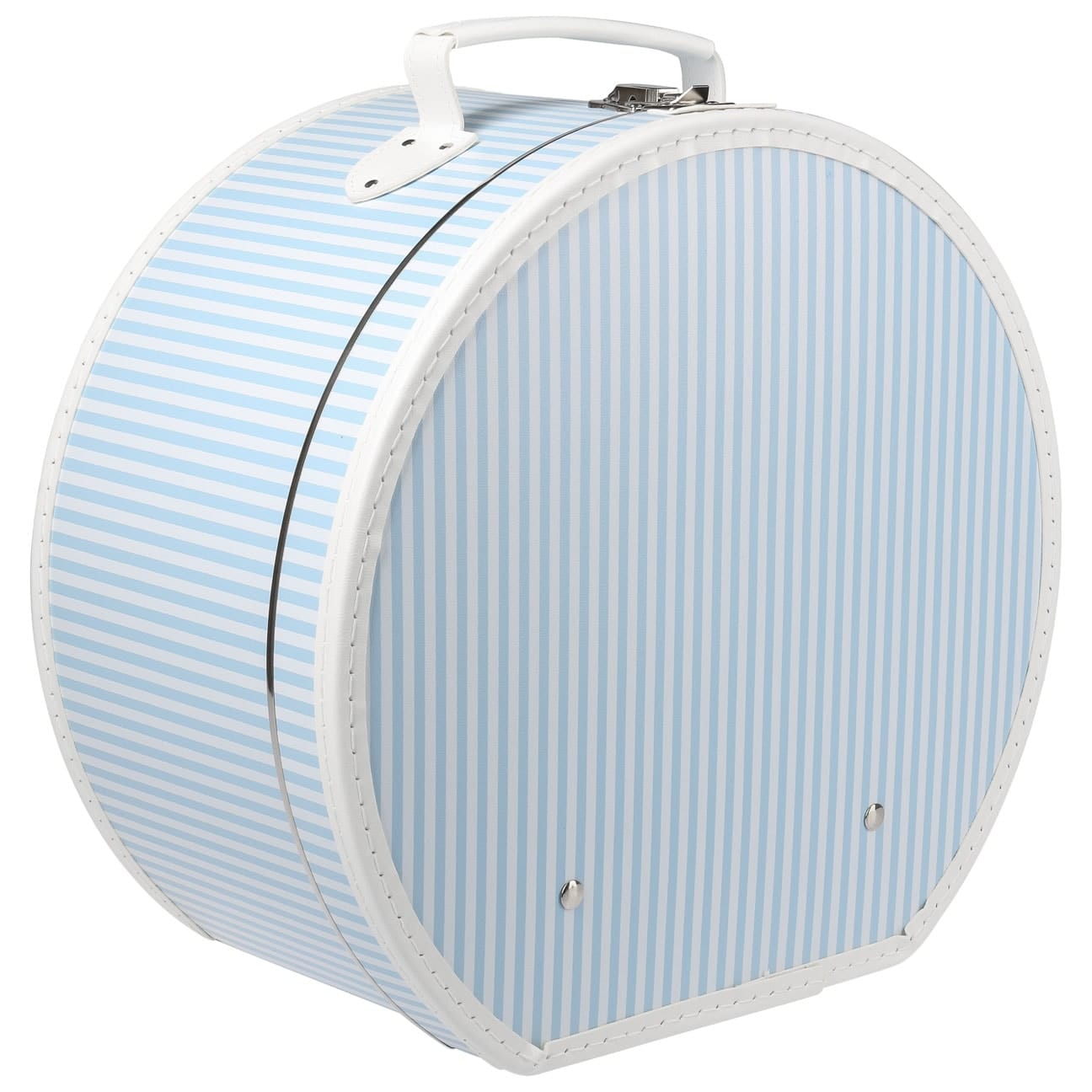 Lierys Striped Hat Box - Stylish Storage for Hats, Scarves & Accessories - Perfect for Travel, Home & Closet Organization