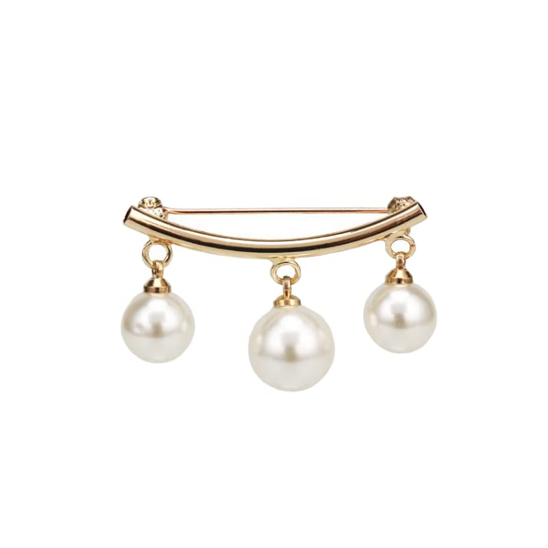 Pearl Sweater Clips for Women - Vintage Shawl & Cardigan Holders for Elegant Outfits