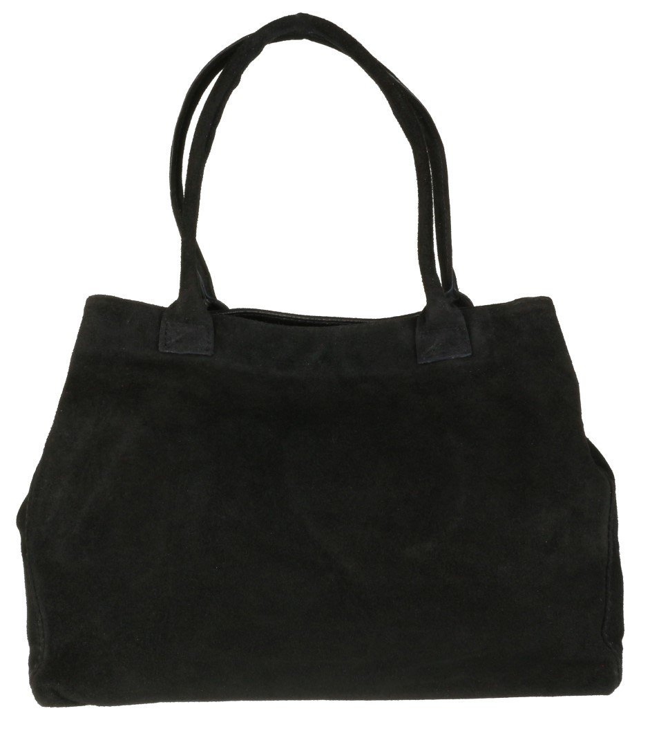 Stylish Women's Expandable Italian Suede Leather Shoulder Bag - Fashionable Handbag for Work, Travel & Everyday Use