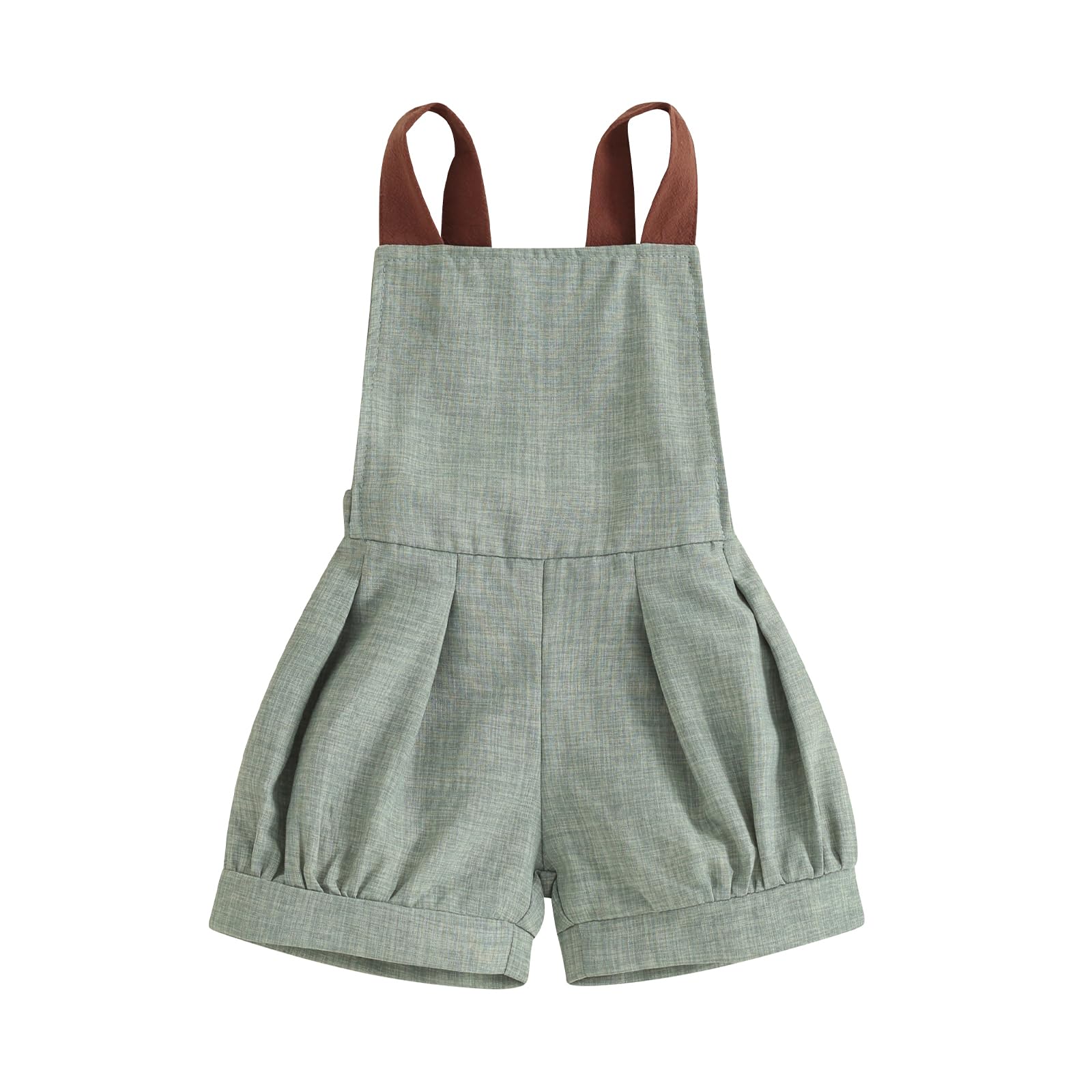Baby Boys Summer Outfit - Adorable Suspender Shorts & Sleeveless Romper Jumpsuit | Gentlemen's Style Bib Overalls | Perfect for Playdates, Beach Trips & Family Photos