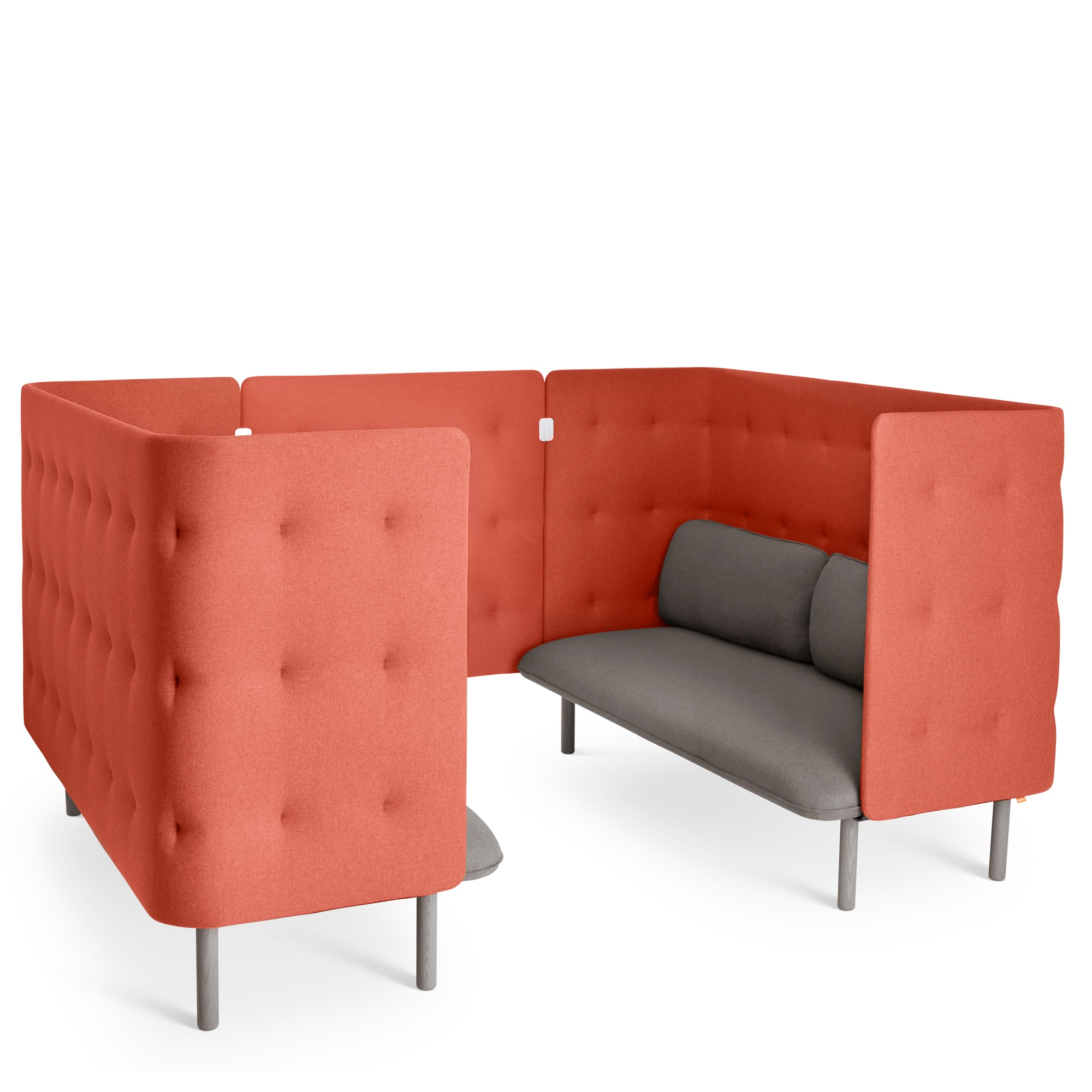 QT Privacy Lounge Sofa Booth - Comfortable Secluded Seating for Home, Office & Waiting Areas - Perfect for Relaxation, Reading & Private Conversations