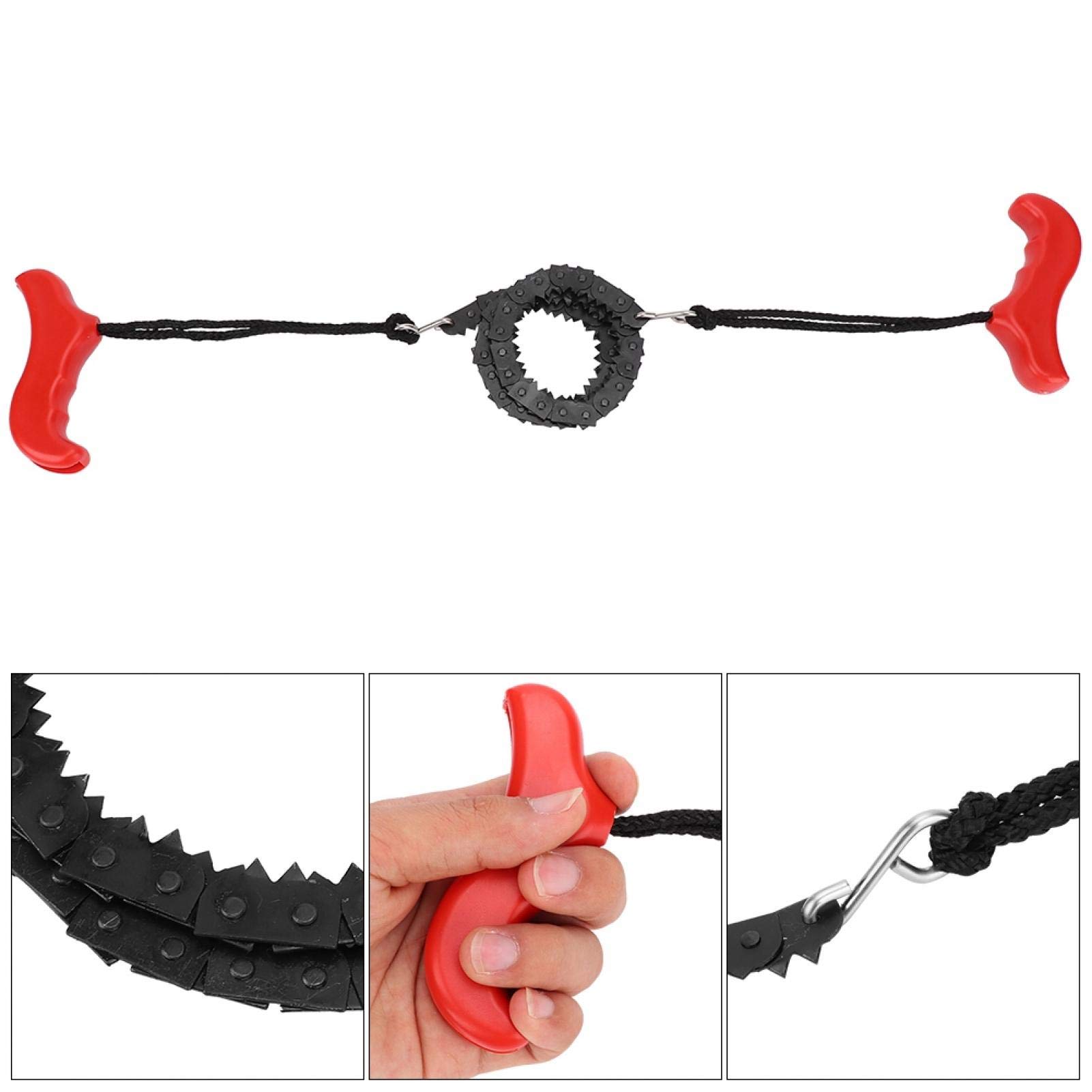 EVTSCAN Survival Chainsaw - Portable Folding Hand Chainsaw with Sharp Teeth for Camping, Hiking, Hunting | Emergency Gear for Outdoor Adventures & Wilderness Survival