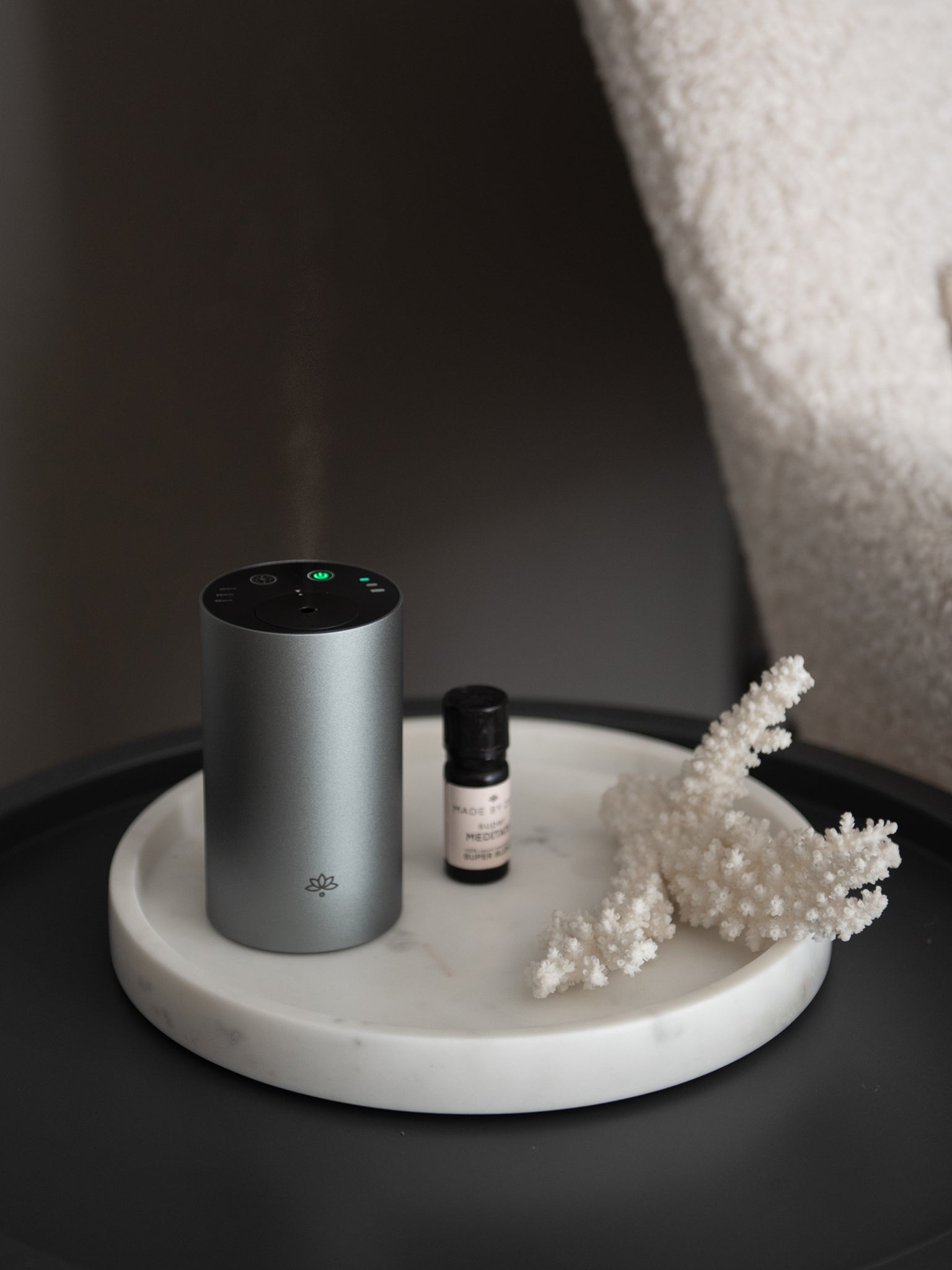 Made By Zen Rove Aroma Atomiser Diffuser - Premium Essential Oil Diffuser for Home, Office & Spa - Create Relaxing Atmosphere with Ultrasonic Mist & LED Lights