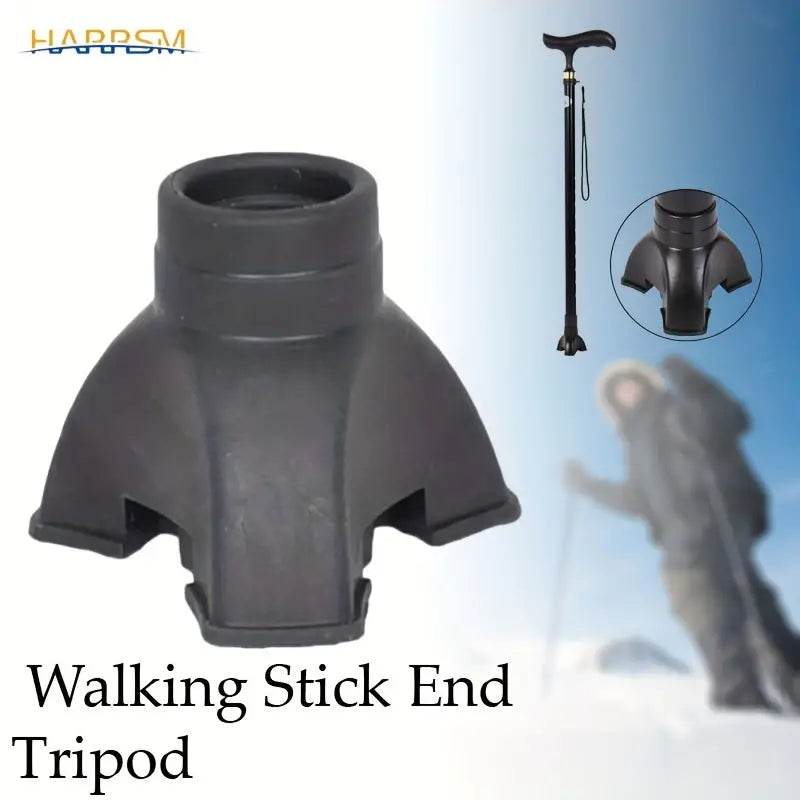Premium Self Standing Walking Stick with Tripod Tips - Lightweight Adjustable Cane for Seniors & Hiking - Ideal for Outdoor Activities & Mobility Support