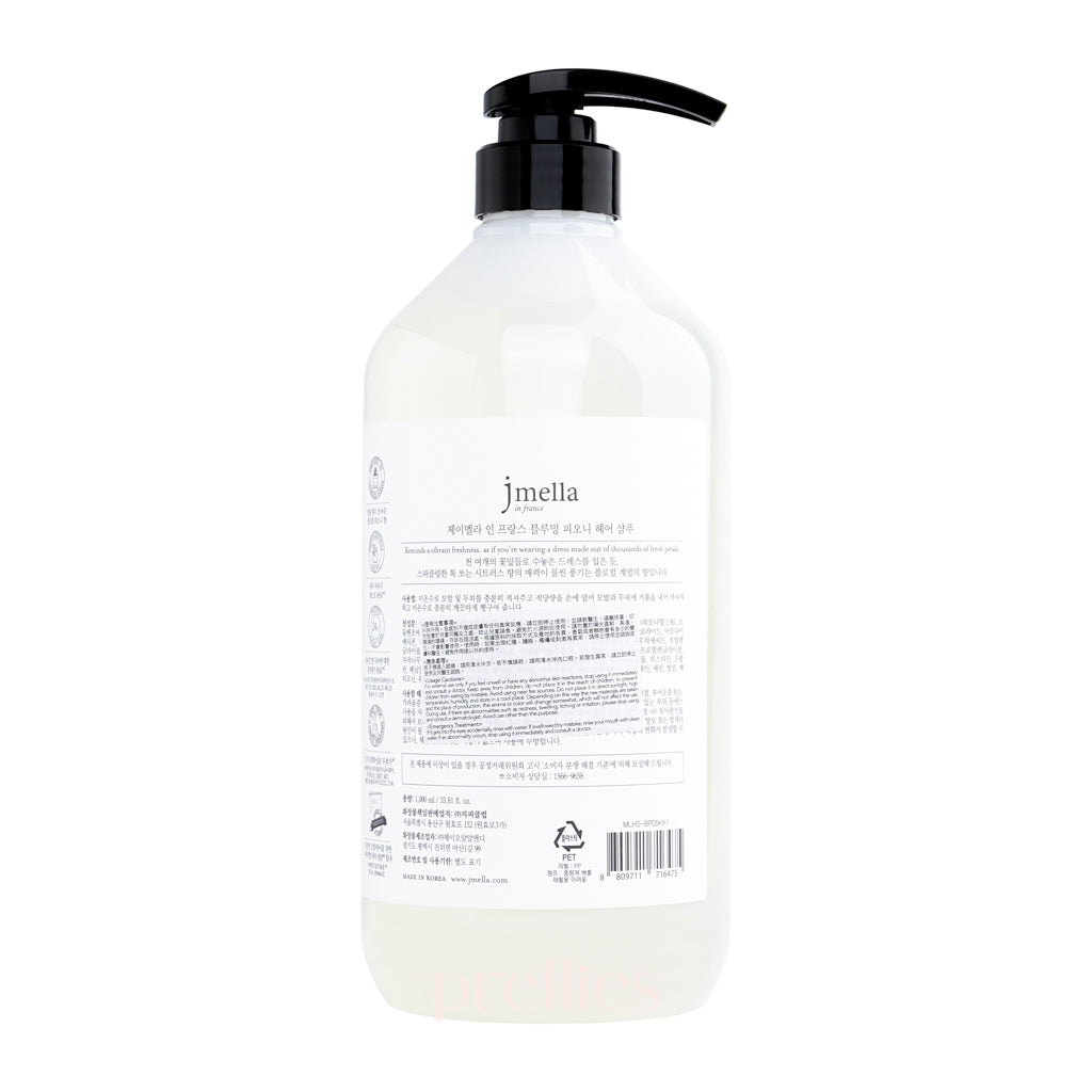 jmella Luxurious Fragrance Hair Shampoo - Blooming Peony Scent 1000ml | Hydrating & Nourishing for All Hair Types | Perfect for Daily Use & Special Occasions