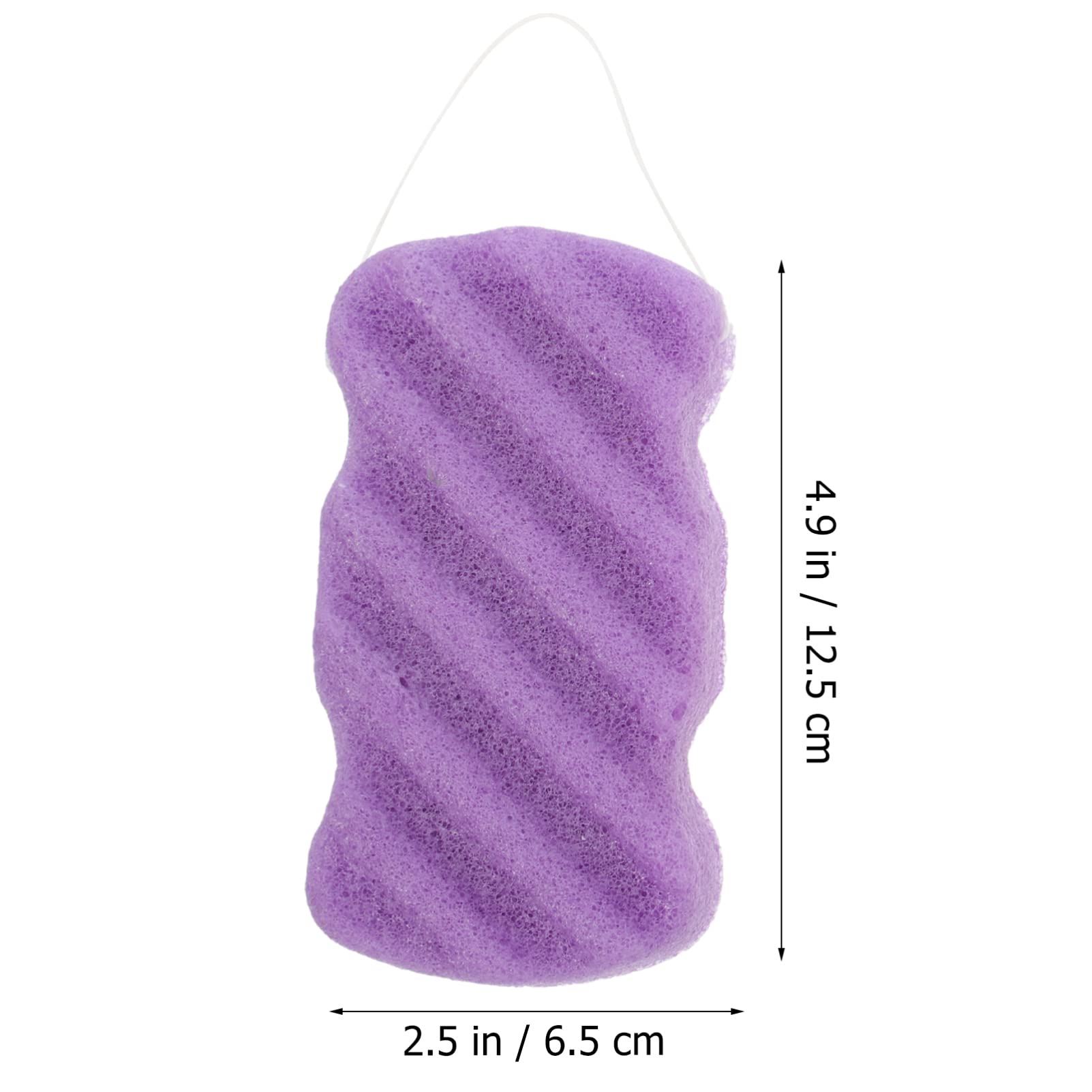 FOMIYES 3-Pack Exfoliating Bath Sponges for Face & Body - Gentle Facial Cleansing Sponge, Soft Baby Bath Sponge, Shower Scrubber - Perfect for Travel, Daily Skincare & Bathing Routine