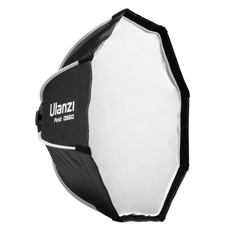 Ulanzi 40cm / 60cm Quick Release Octagonal Softbox with Mini Bowens Mount - Professional Photography Lighting Diffuser for Studio, Portrait, and Product Photography