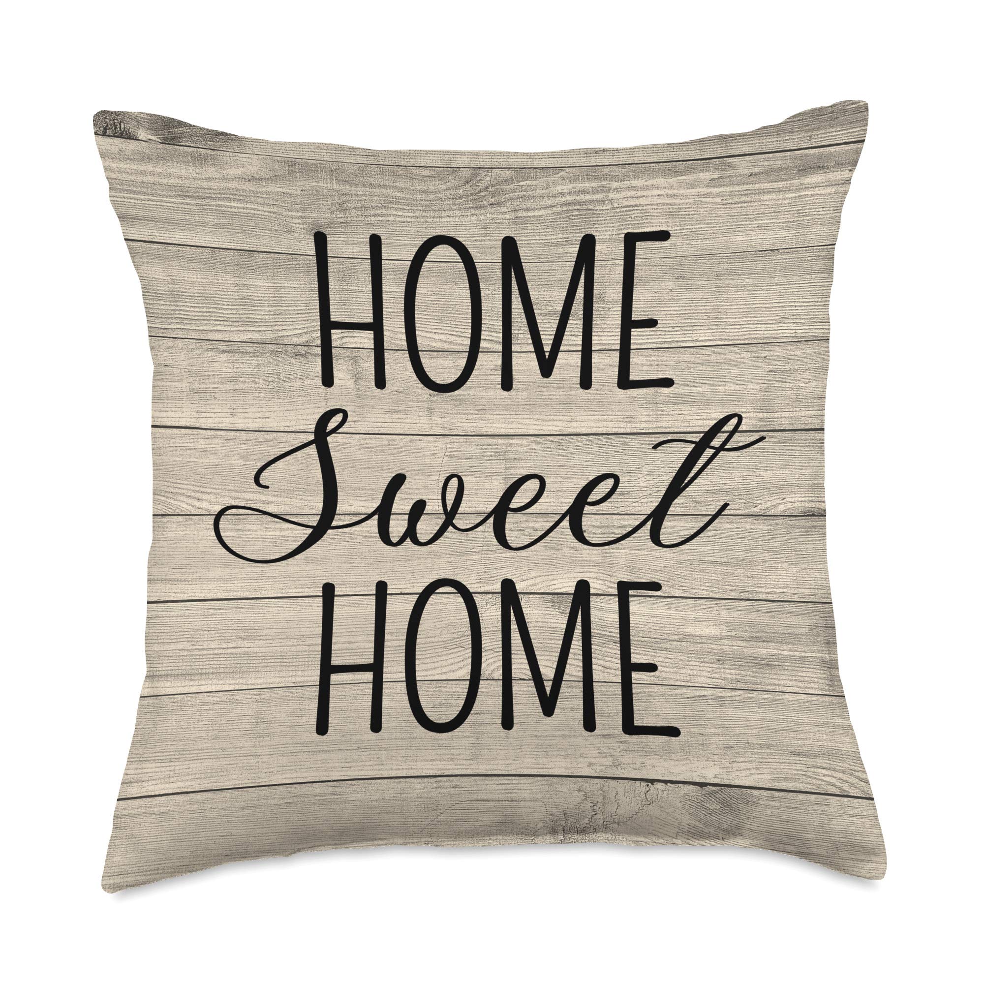 Lazlo & Co. Rustic Farmhouse Throw Pillow 18x18 - Multicolor Farmhouse Decor for Living Room, Bedroom & Sofa - Cozy Home Accent Pillow