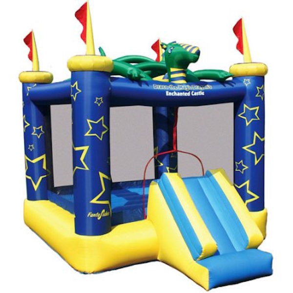 KidWise Draco the Magic Dragon Inflatable Bounce House for Kids - Outdoor Birthday Party, Backyard Play, Summer Water Games & Indoor Fun