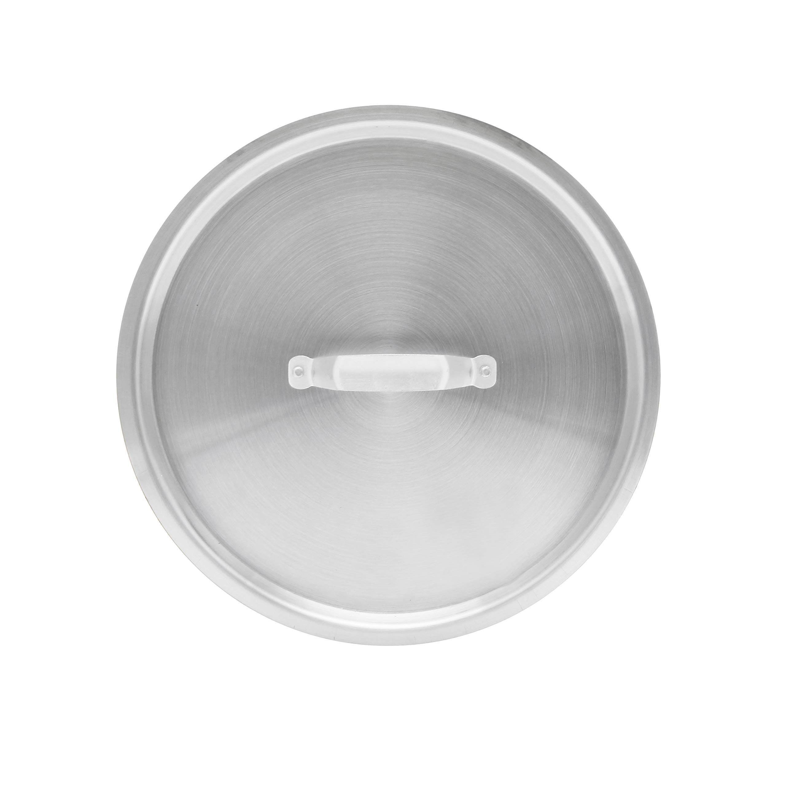 Thunder Group 60 Quart Aluminum Stock Pot Lid - Silver - Durable & Lightweight Cover for Large Cooking Pots - Perfect for Restaurants, Catering & Home Kitchen Use