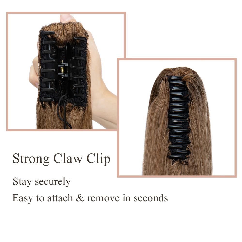 MY-LADY Human Hair Ponytail Extension Clip - 16