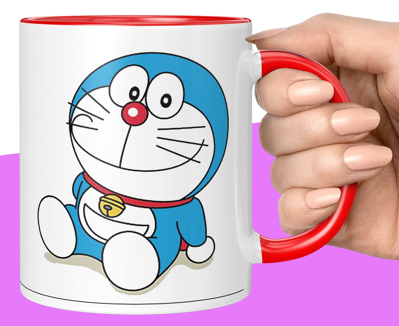 NH10 DESIGNS Printed Cartoon Coffee Mug - 350ml Cute Animated Tea Cup for Kids, Girls & Boys - Perfect Birthday Gift & Return Gift for Cartoon Lovers (DC3TM 85) - Ideal for Home, Office & Party Use