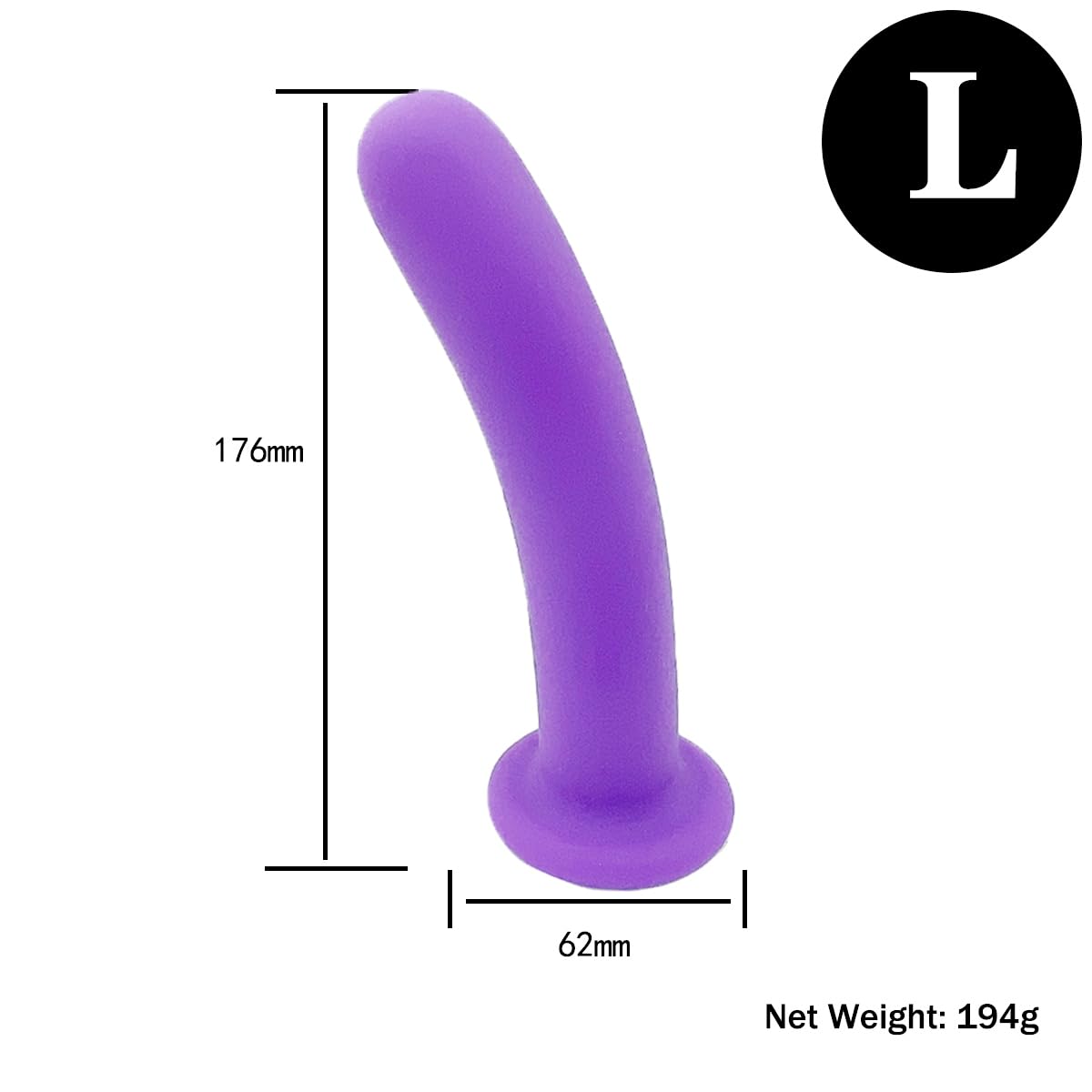 Realistic Silicone Strap-On Dildo for Women - Adjustable Strapless Harness with 2 Removable Dildos, G-Spot Stimulation - Perfect for Lesbian Couples & Solo Play (Purple) | Bedroom Toys, Couples Play & BDSM Exploration