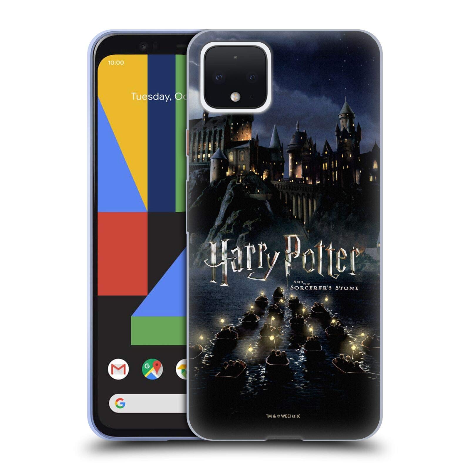 Harry Potter Castle Soft Gel Case for Google Pixel 4 - Magical Gift for Fans