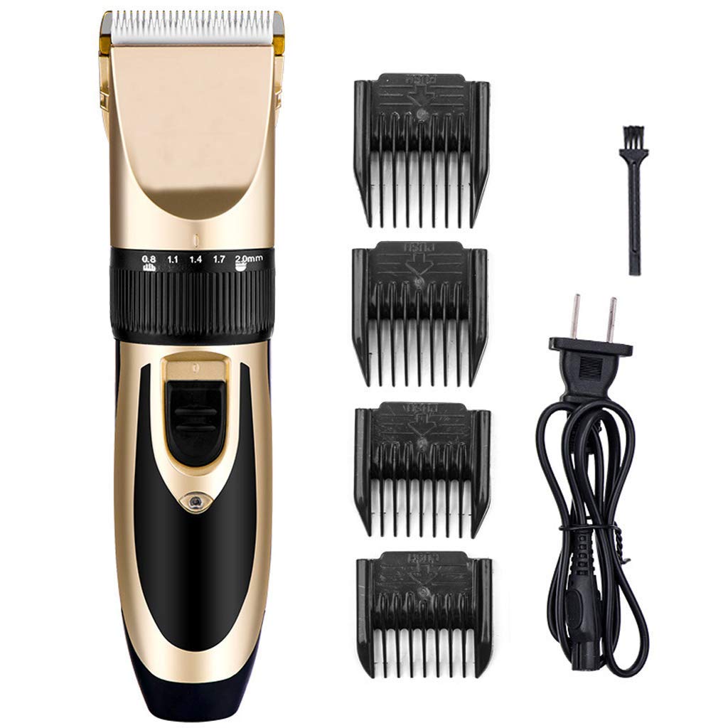 Professional Rechargeable Pet Grooming Clipper for Dogs & Cats - Electric Hair Trimmer with Fade Blade - Perfect for Home Grooming, Pet Salon & DIY Haircuts