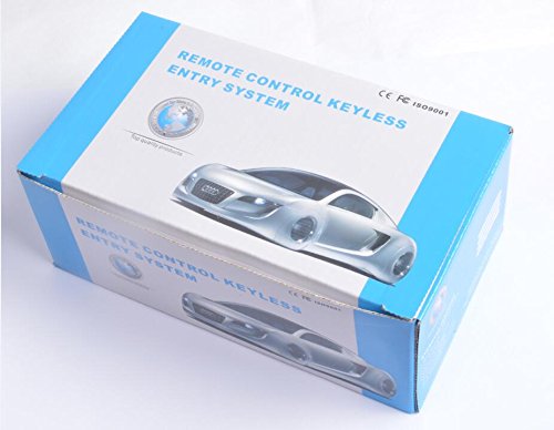 Best Car Alarm System with Remote Central Locking & Keyless Entry - Auto Window Roll Up & Trunk Release for Enhanced Vehicle Security | Perfect for Parking Safety & Theft Prevention