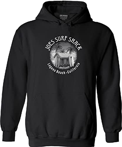 Black 50/50 Cotton/Poly Hoodie- Hooded Sweatshirt