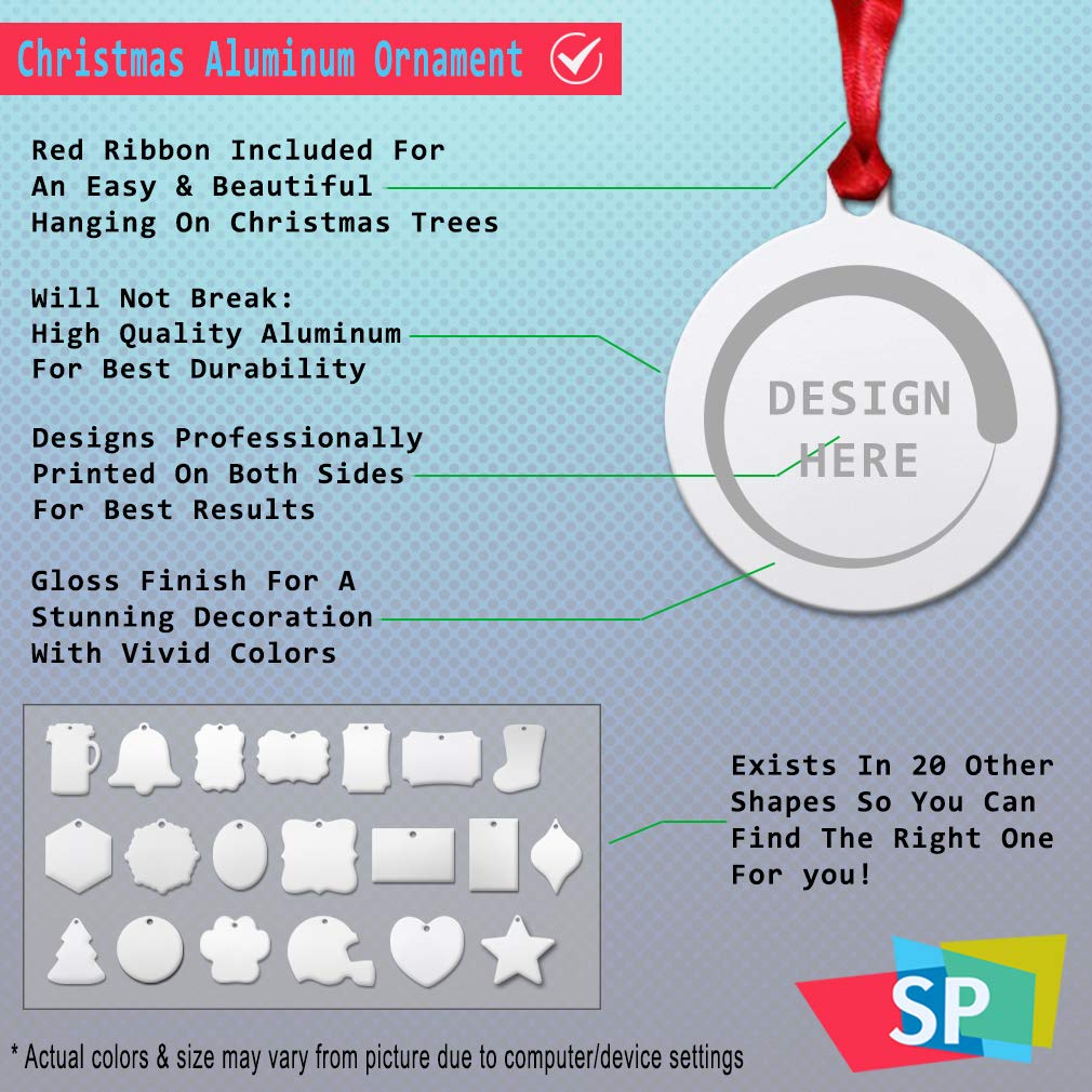 London-Themed Aluminum Christmas Ornament Cards - Seamless Holiday Pattern for Xmas Tree Decorations (1 Size) | Perfect for Holiday Parties, Gift Exchanges & Festive Home Decor