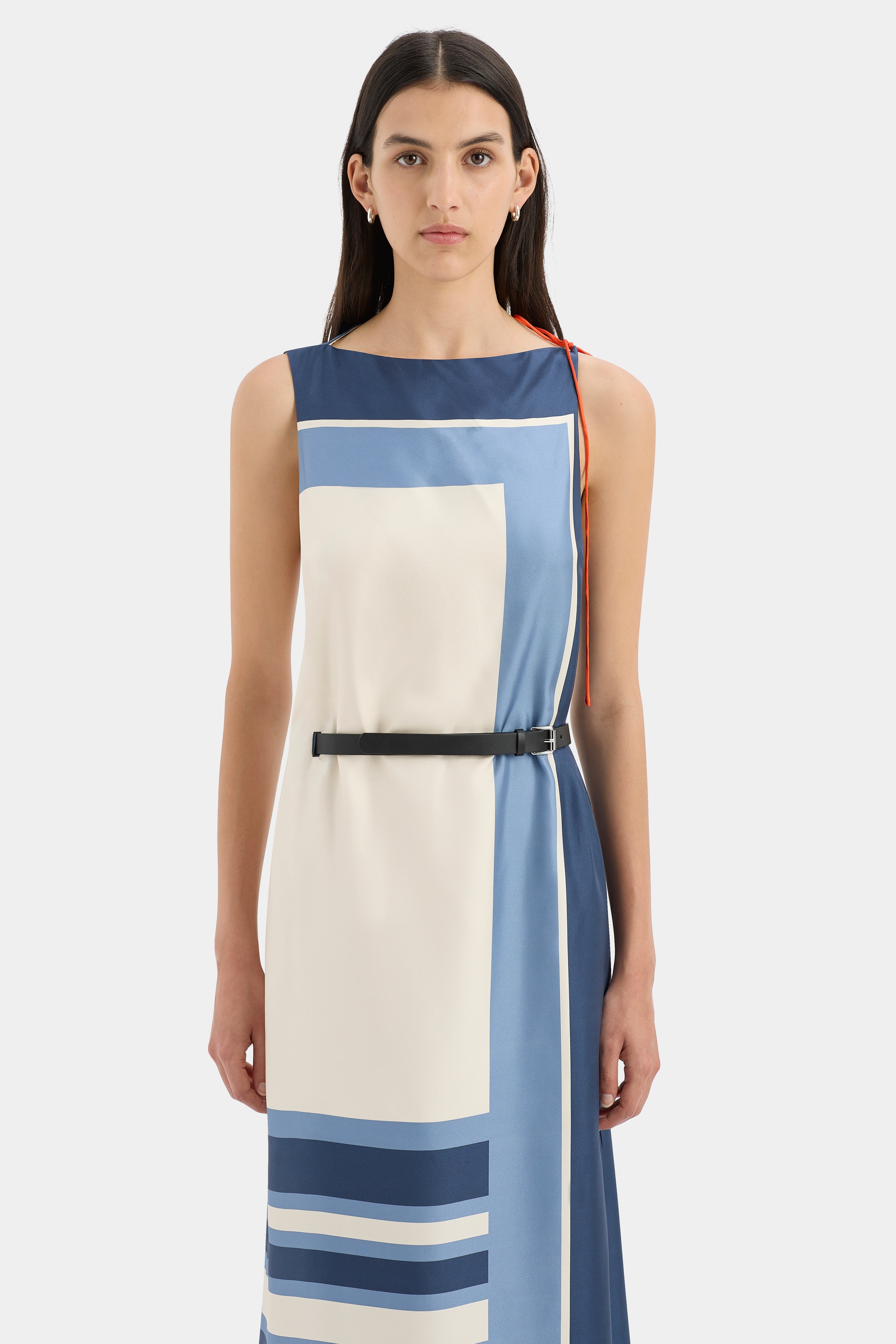 Stylish Dazed Belted Dress for Women - Elegant Waist-Defining Midi Dress for Parties, Dates & Office Wear