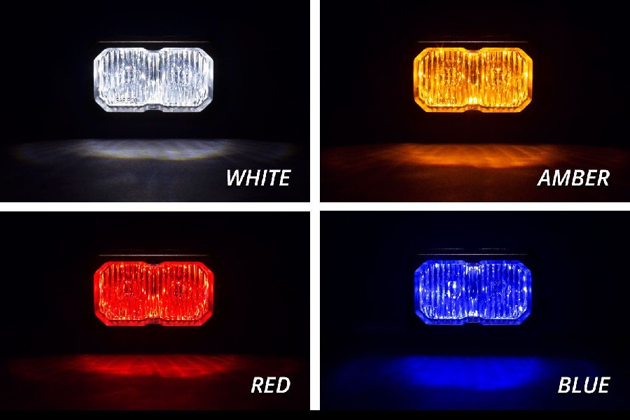Diode Dynamics Stage Series White Sport Flush Mount LED Pod Single - Compact Off-Road Lighting for Trucks, ATVs & UTVs