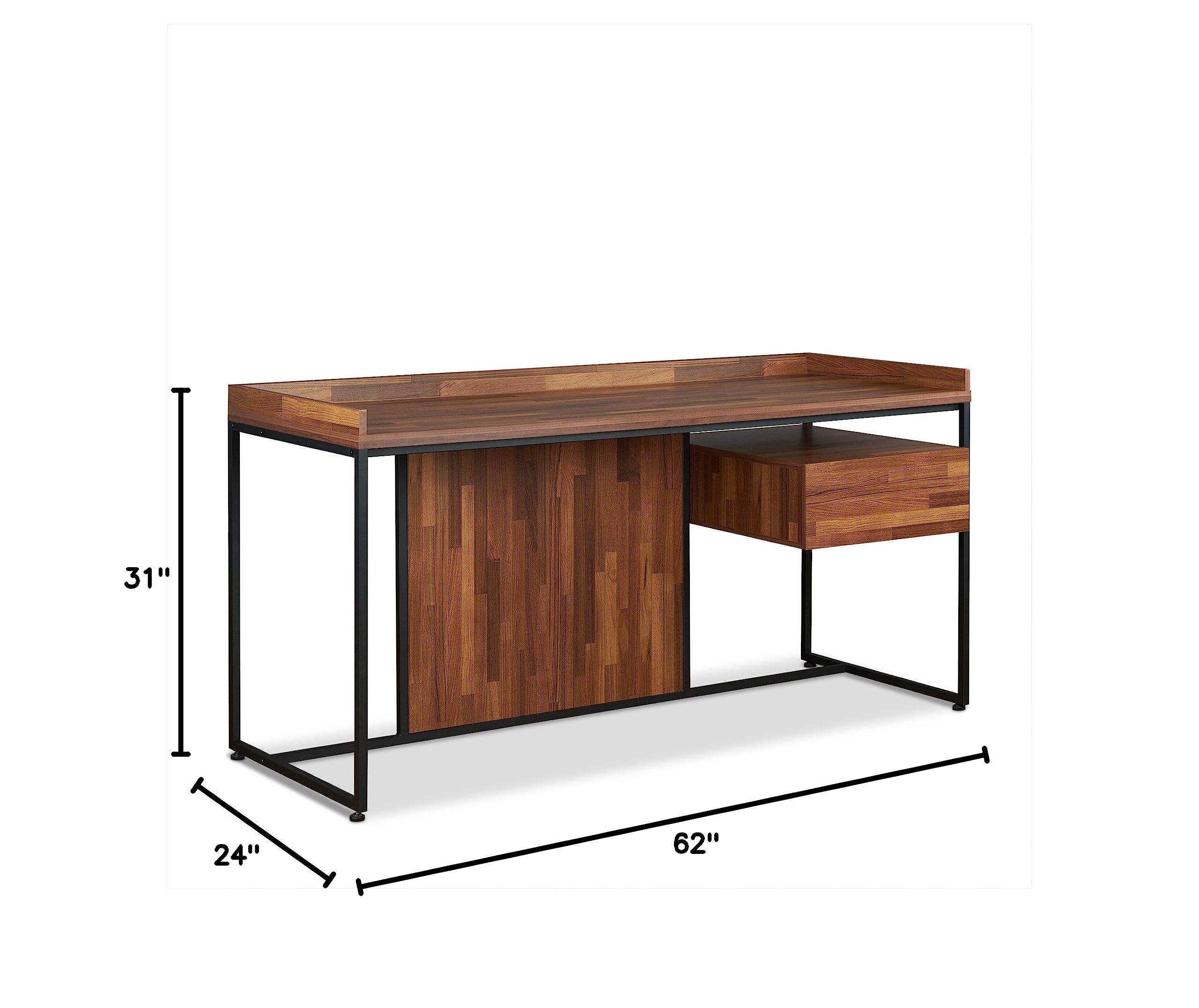 Acme Furniture 92445 Shea Desk - Modern Home Office Desk with Storage Drawer, Study Writing Table for Small Spaces - Perfect for Remote Work, Online Learning & Home Office Setup