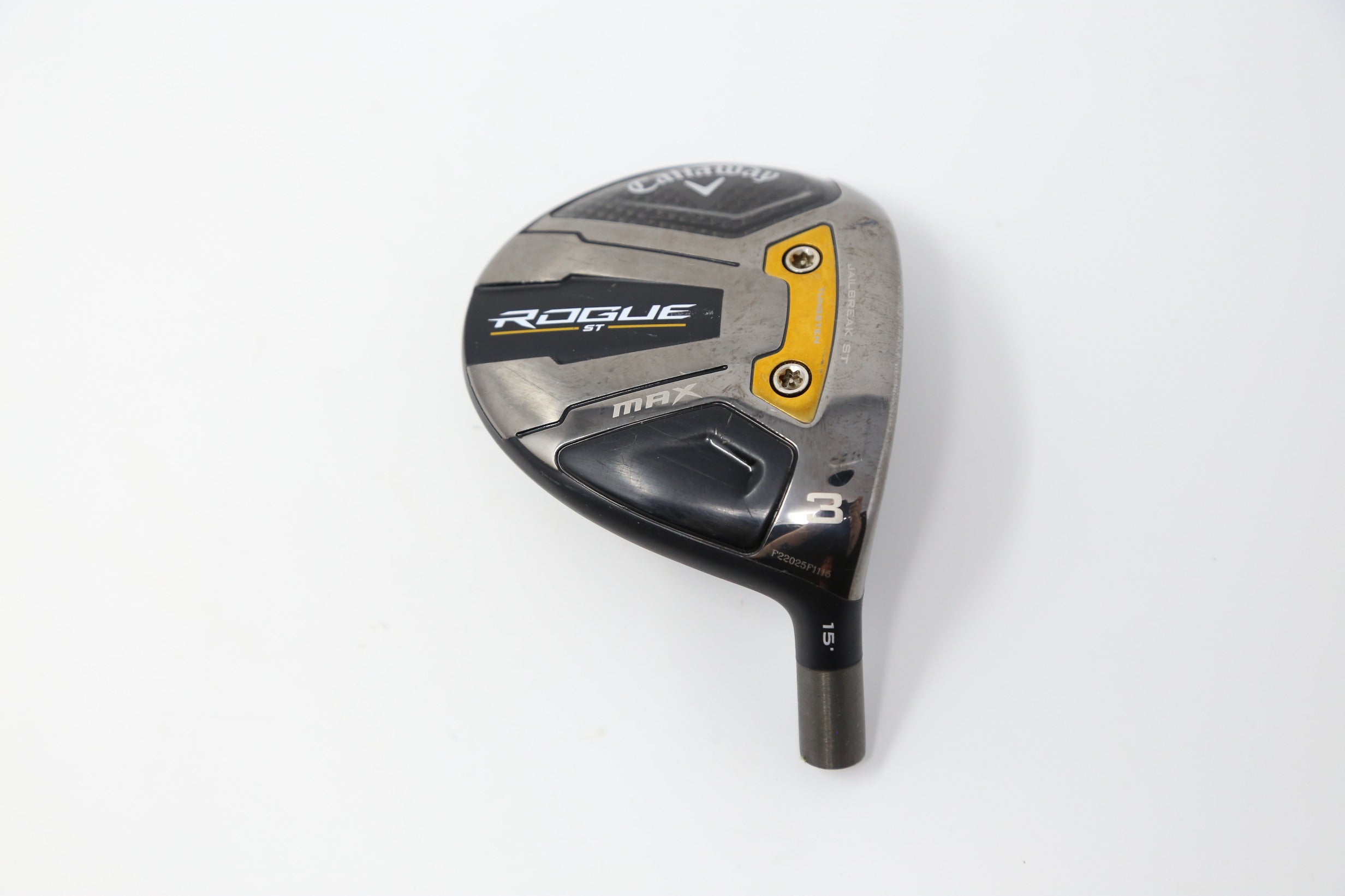 Used Callaway Rogue ST MAX Fairway Wood 15° Right Handed Golf Club Head Only | Premium Pre-Owned Golf Equipment for Driving Range & Course Play