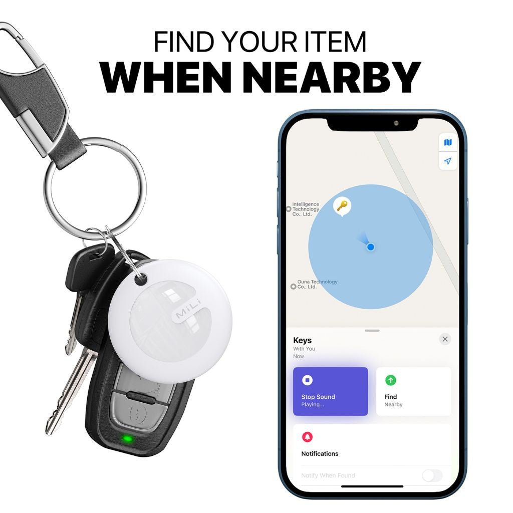 MiTag Luggage Tracker 3 Pack - Apple Find My Compatible GPS Locator for Travel, Suitcases & Backpacks | Prevent Lost Luggage on Flights & Vacations