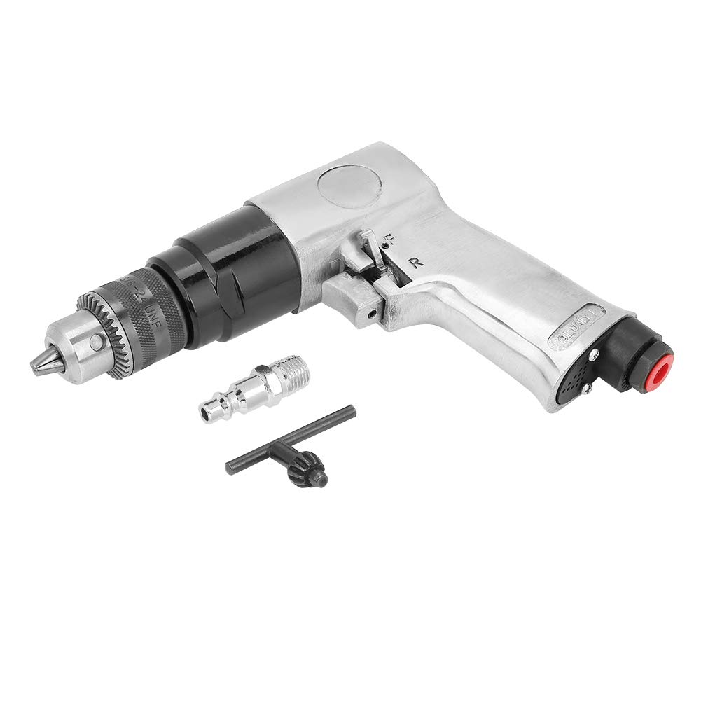 High-Speed 1700RPM Reversible Air Drill for Metal & Wood Drilling