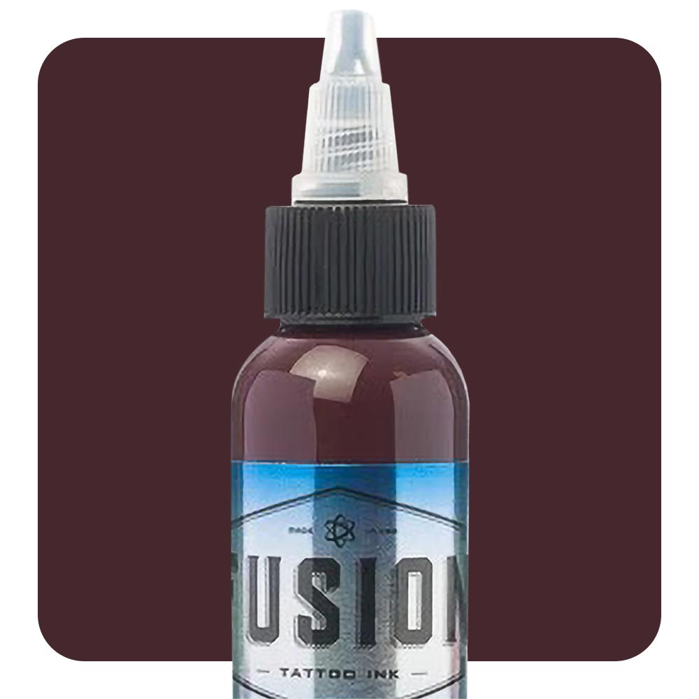 Premium Burgundy Tattoo Ink - Professional Fusion Formula - Multiple Size Options for Artists - Ideal for Realism, Portrait & Cosmetic Tattooing