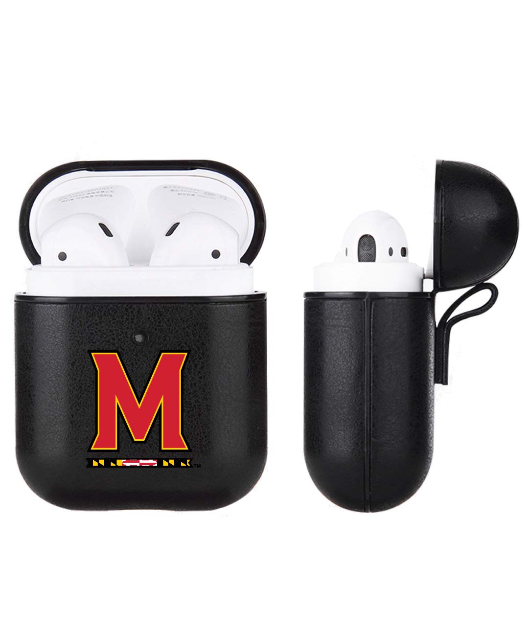NCAA Leather Case for Apple AirPods - Durable Protection for Sports & Travel