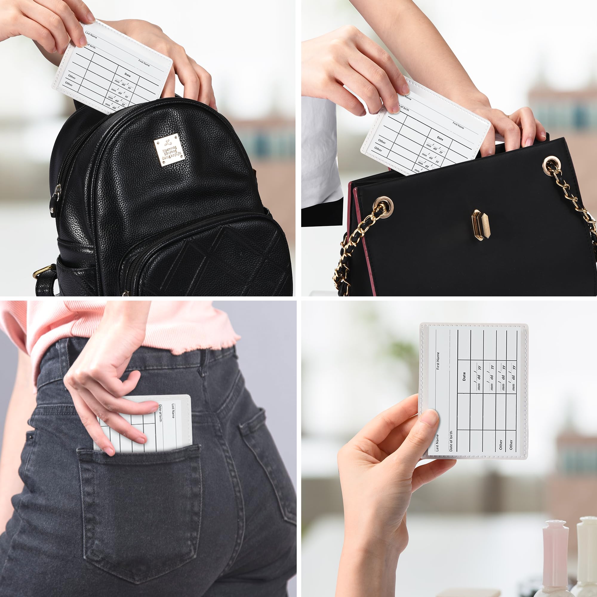 Leather Car Registration and Insurance Holder with Magnetic Closure - Auto Document Organizer for Glove Box, Essential Vehicle Accessories for Road Trips & Daily Commutes