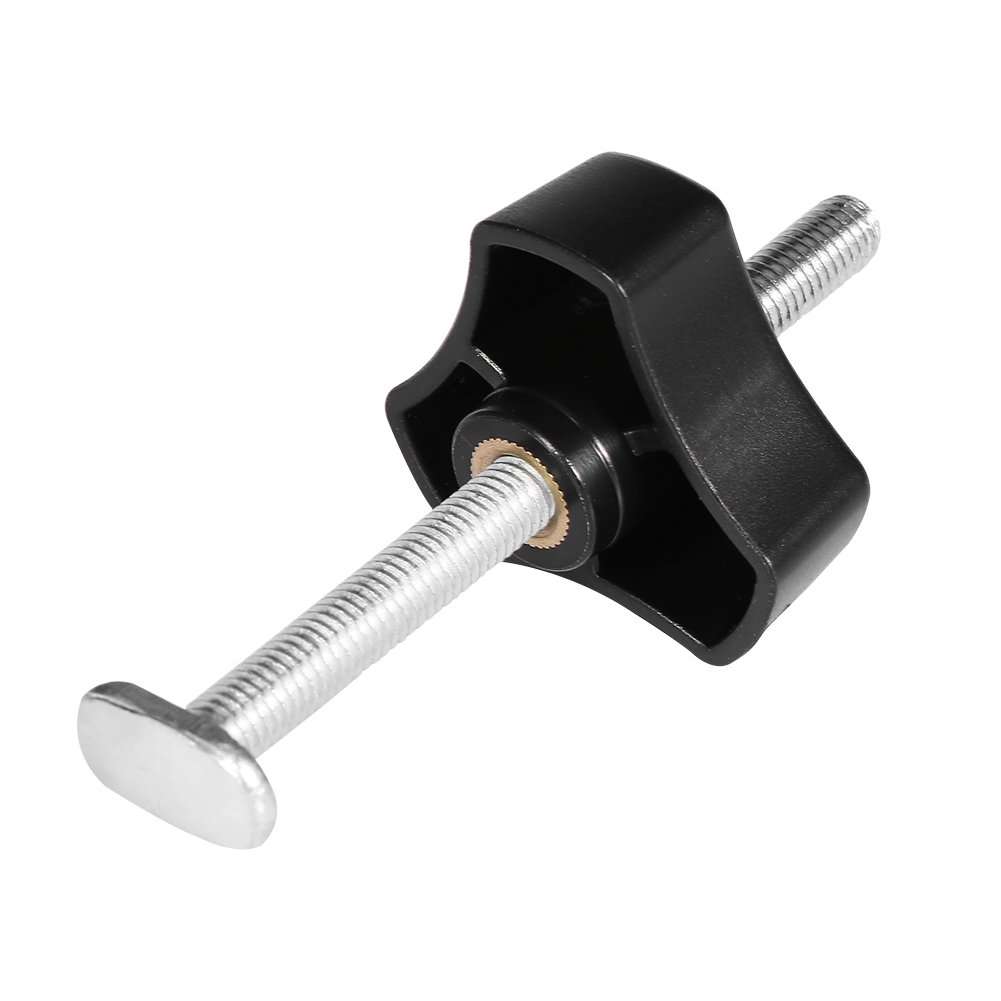 8mm Quick-Release Metal T-Slot Clamps for Woodworking & DIY Projects - Perfect for T-Track Rails, CNC Machines, and Workbench Hold-Down Tools