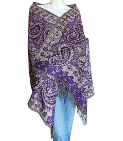 Luxury Women's Triple-Layer Pashmina Shawl Wrap - Soft Cashmere Blend Scarf for Winter, Evening & Travel - Elegant Fashion Accessory for Parties, Weddings & Office Wear