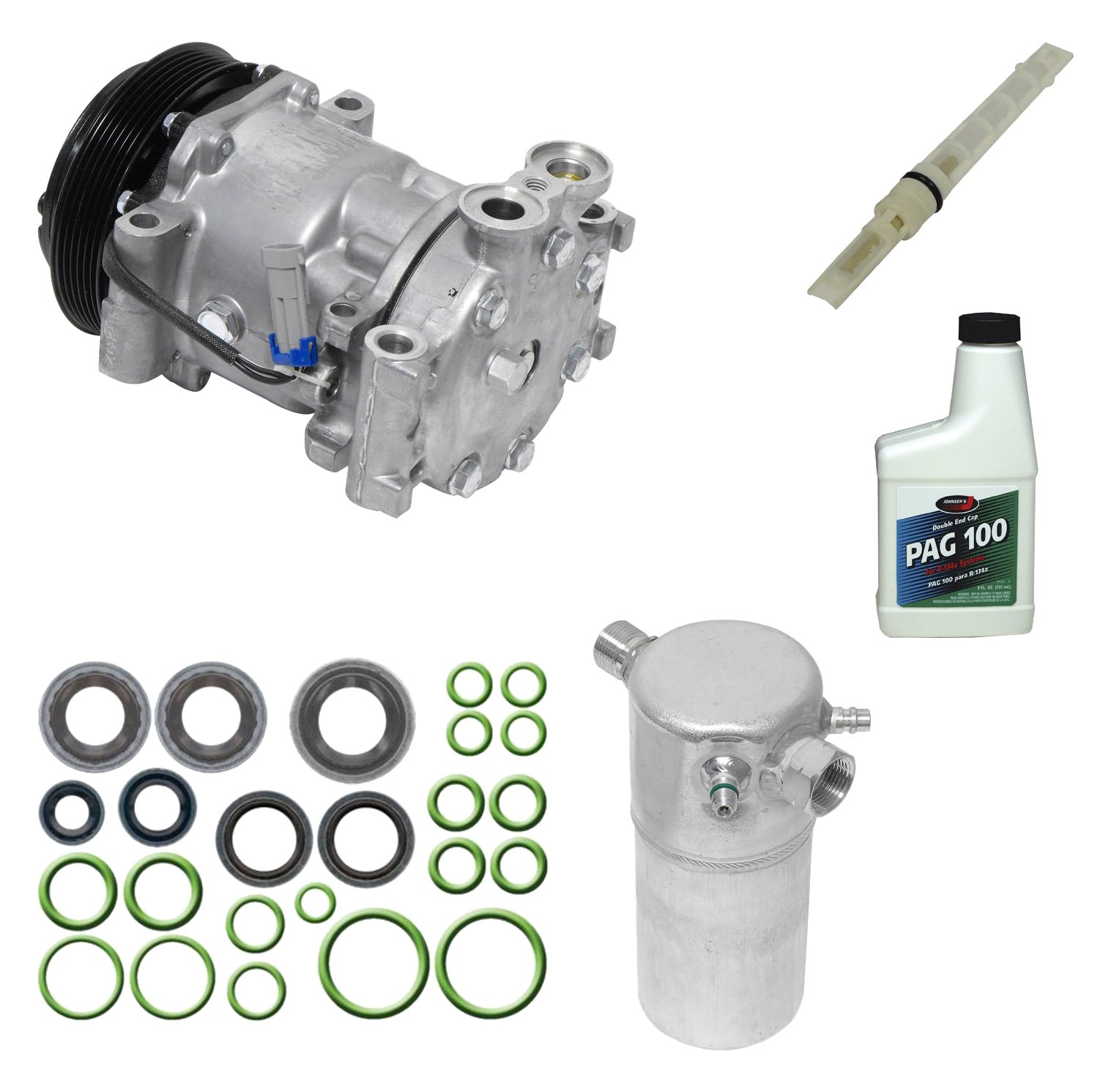 Universal KT 4194 Air Conditioner Compressor & Component Kit - Replacement Parts for Car AC Repair & Maintenance | Perfect for DIY Mechanics & Auto Shops