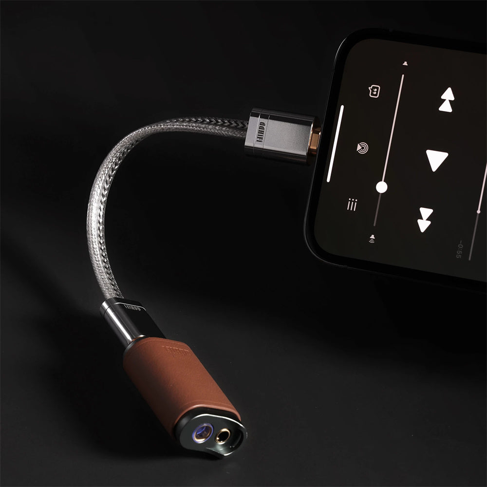 DD ddHiFi MFi09S Lightning to USB C OTG Data Cable - High-Speed Charging & Audio Sync for iPhone iPad (iOS Devices) & USB-C Headphones - Perfect for Music Streaming, Gaming, and Mobile Workstations