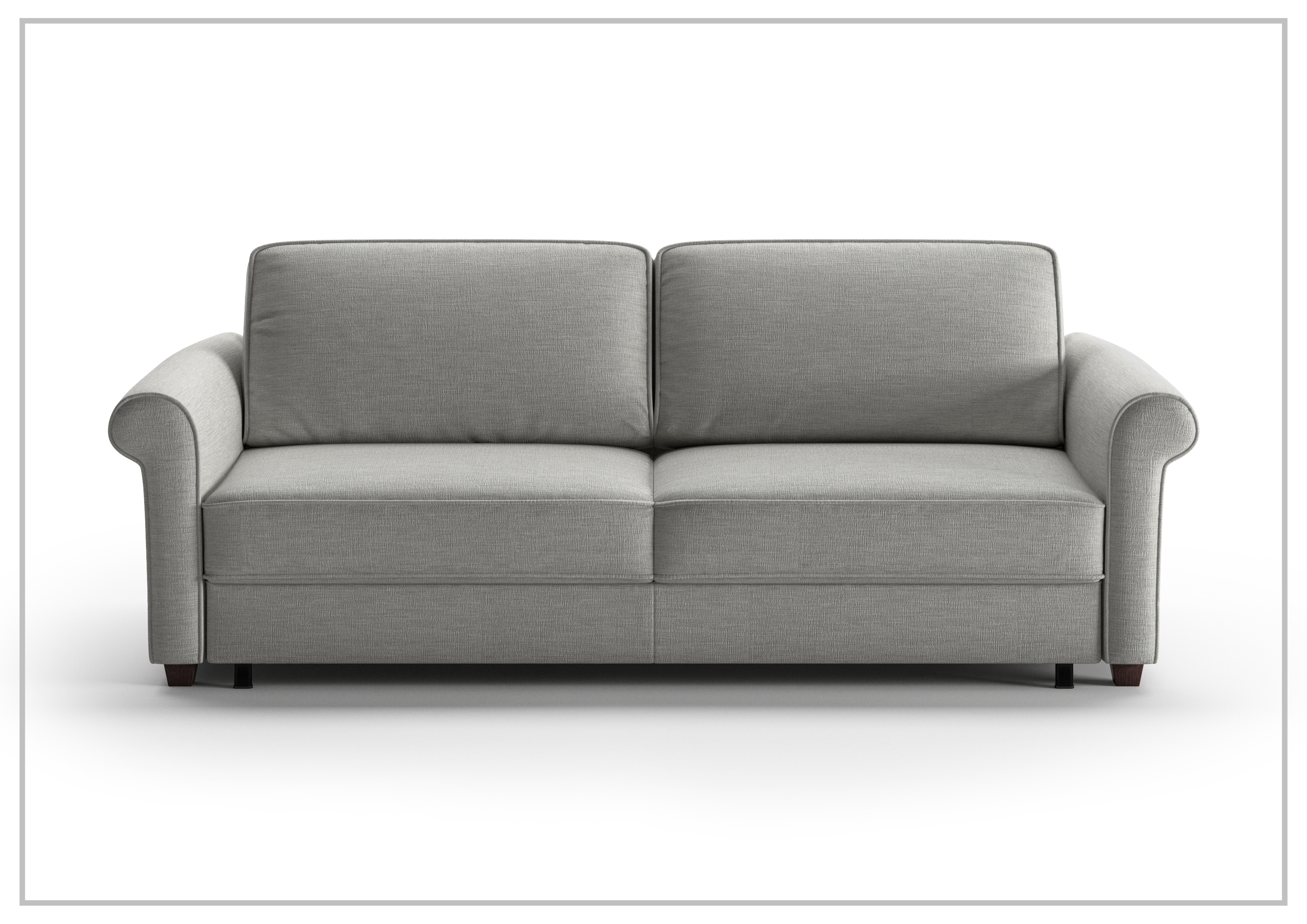 Luonto Charleston Fabric King Sleeper Sofa - Gray Goose Color | Convertible Sofa Bed for Living Room, Guest Room & Small Spaces