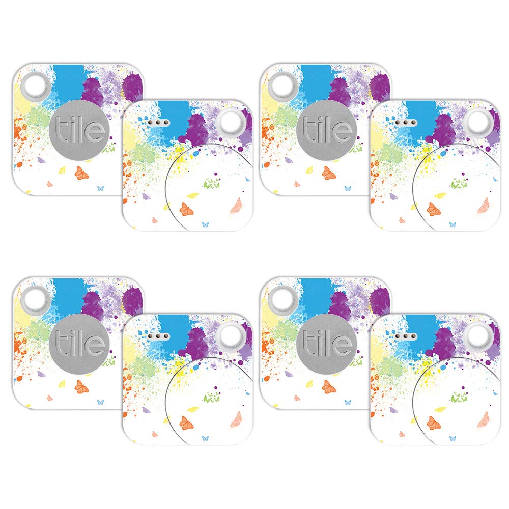 MightySkins Vinyl Skin Wrap for Tile Mate (2018) with Replaceable Battery - Splash of Color Design | Protective & Durable Cover | Easy to Apply & Remove | Made in USA | Perfect for Keychains, Wallets & Personal Item Tracking