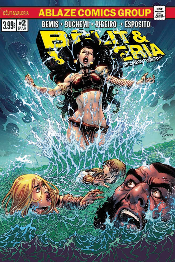Belit & Valeria #2 Cover D Buchemi Homage - Mature Comic Book Collectible | Fantasy Art Series for Adult Fans & Comic Con Displays