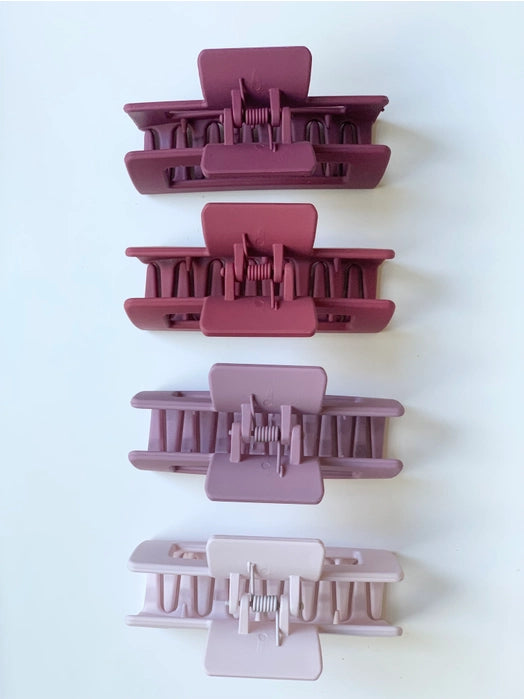 Medium Hair Claw Clip for Women - Strong Hold Hair Clips for Thick Hair, Non-Slip Hair Accessories for Ponytail, Bun & Updo Hairstyles - Perfect for Workout, Office & Everyday Use