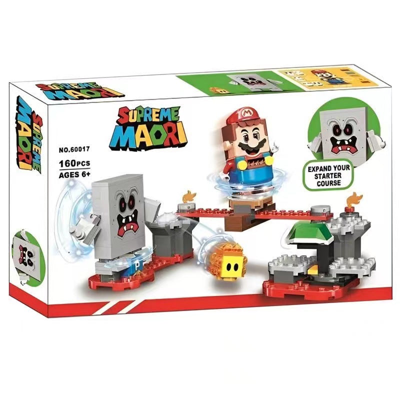 133 pcs Whomp’s Lava Trouble Expansion Set - Super Mario Board Game Accessory for Family Game Night & Kids Party Fun