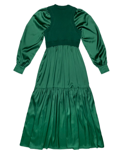 ELLE OH ELLE Audrey Dress for Women - Flowy Midi Dress with Short Sleeves (XS to XXL) | Perfect for Summer Outfits, Beach Vacations & Casual Date Nights