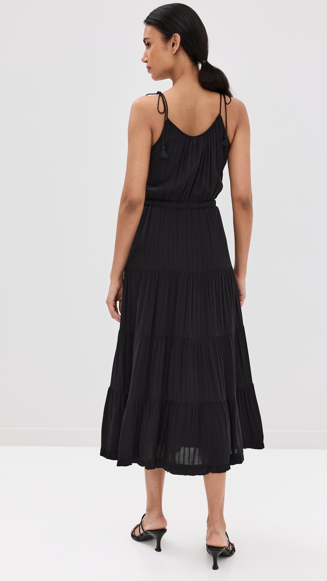 PAIGE Women's Wellsley Dress - Flowy Midi Dress with Pockets, Casual & Elegant, Perfect for Office, Date Night & Summer Outings